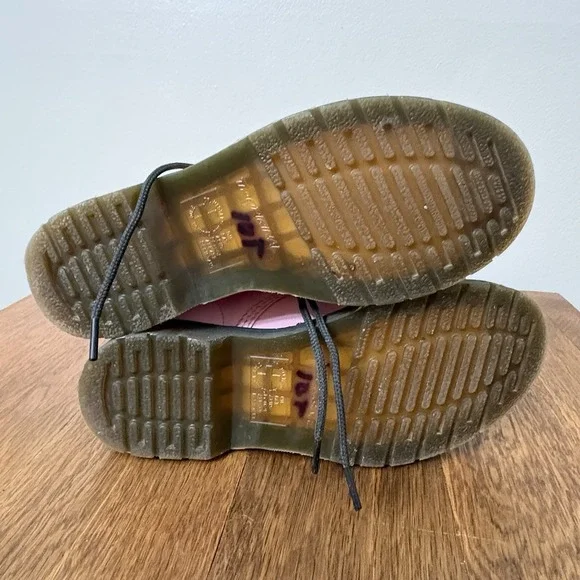 Dr Martens Women's Pink Boots Size 8 - Picture 5 of 6